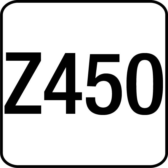 galvanised steel Z450