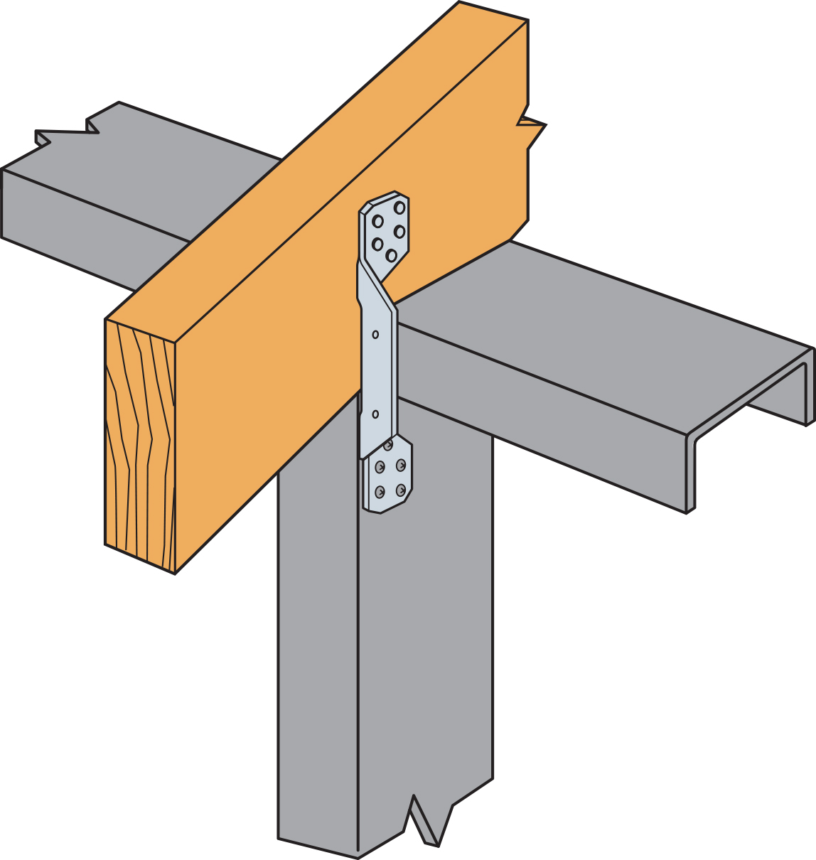 High Wind Ties H2.5A Simpson StrongTie