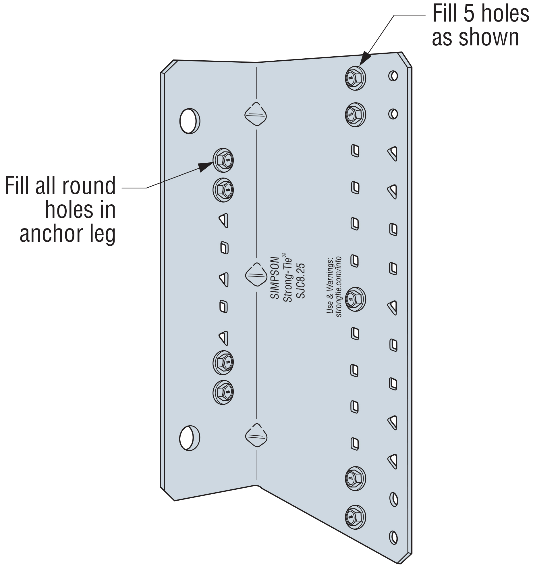SteelJoist Connectors SJC Simpson StrongTie