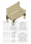 Design Series 1200mm Garden Bench Project Instructions