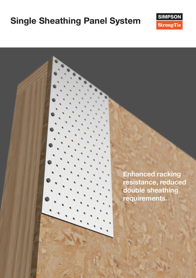 Single Sheathing Panel System