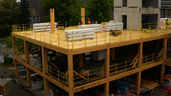 Founders Hall CLT Structure