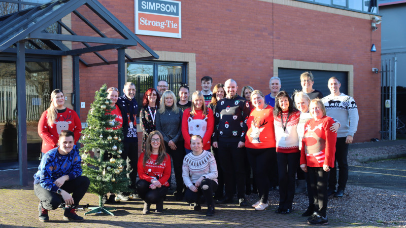 Christmas Jumper Day team