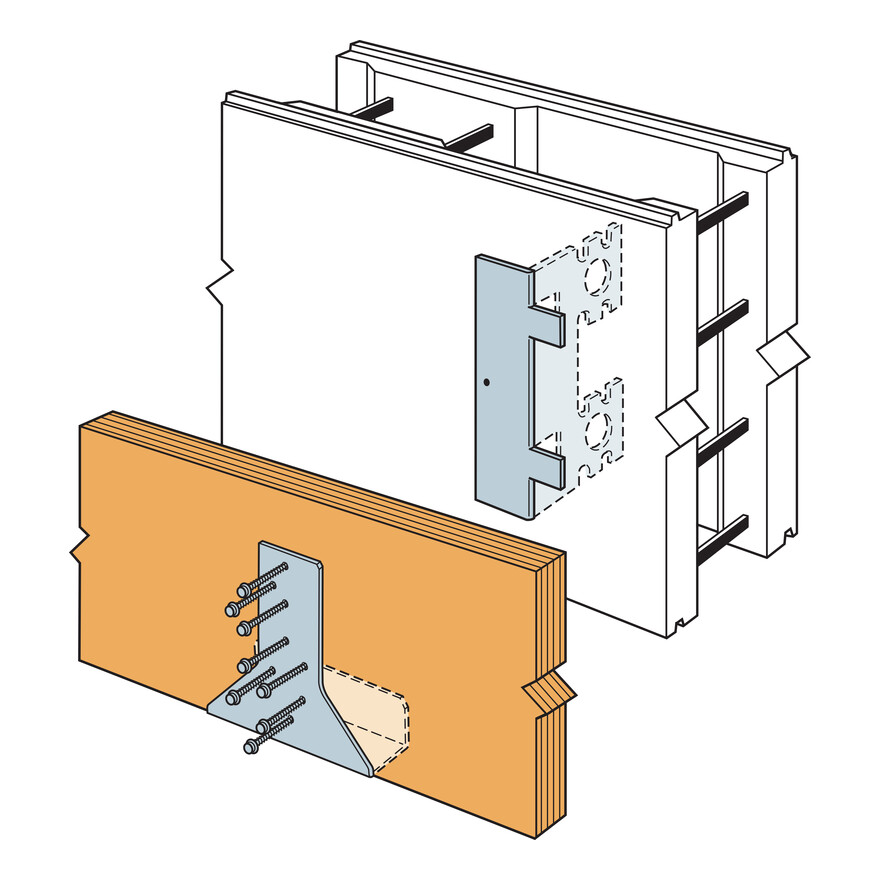 Insulated Concrete Form Hanger ICF Simpson StrongTie