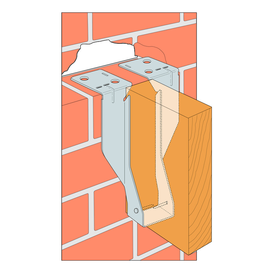 Joist Hanger for Masonry JHM Simpson StrongTie