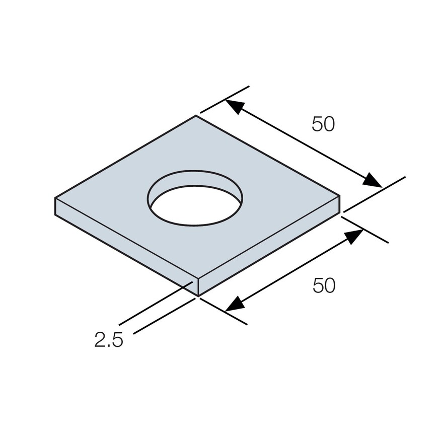 Square Plate Washer SPWG Simpson StrongTie