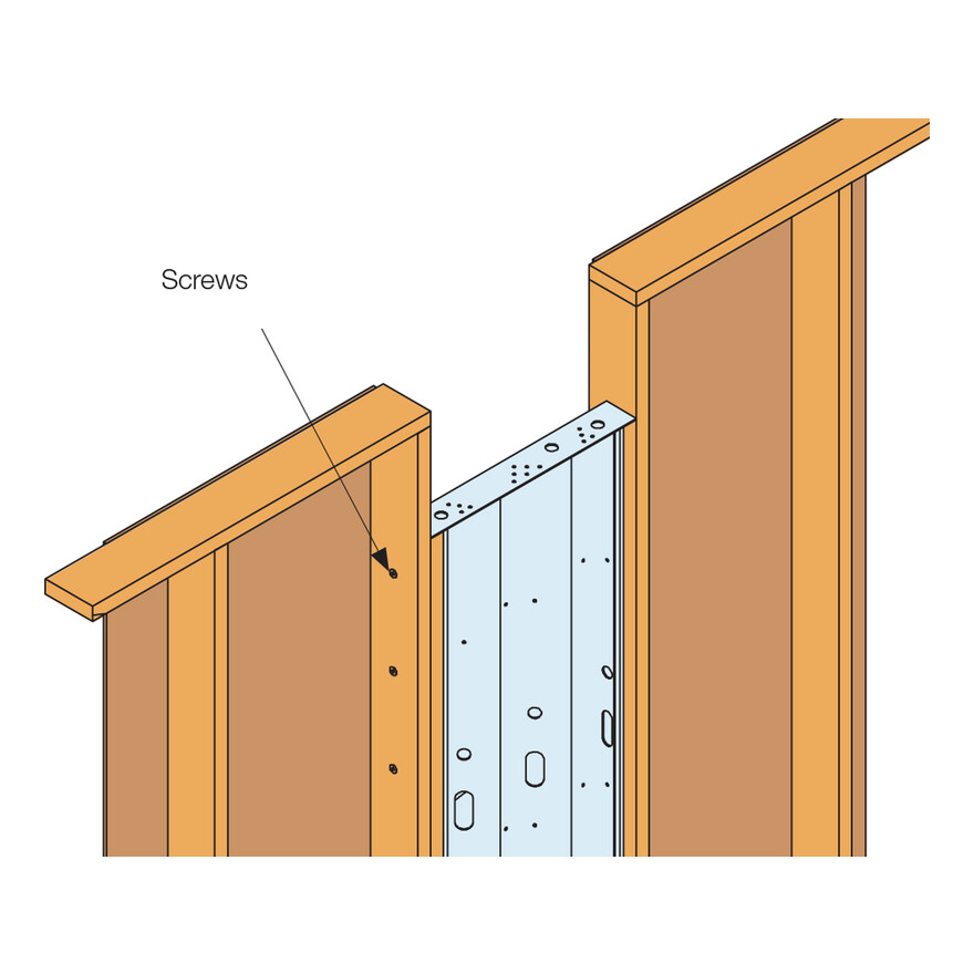 Steel StrongWall for Timber Frame Racking Resistance. SSW Simpson