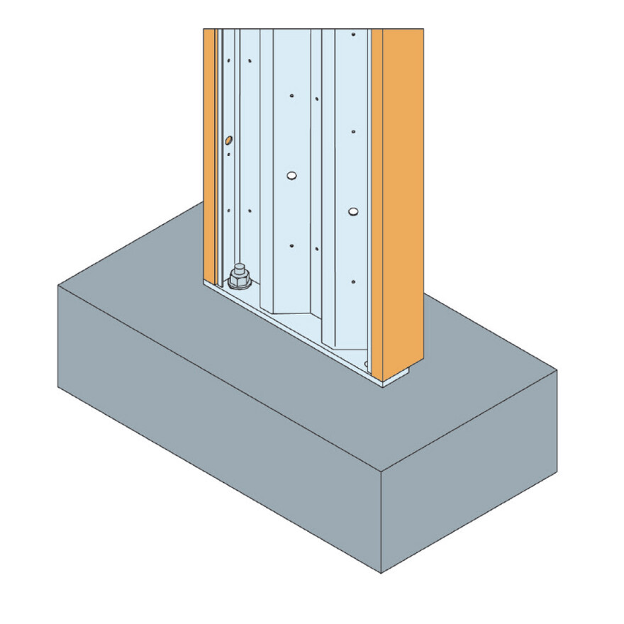 Steel StrongWall for Timber Frame Racking Resistance. SSW Simpson
