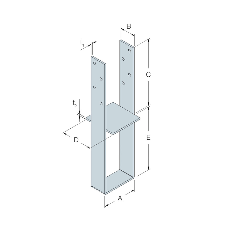 Cast-in Post Base - CBQ | Simpson Strong-Tie