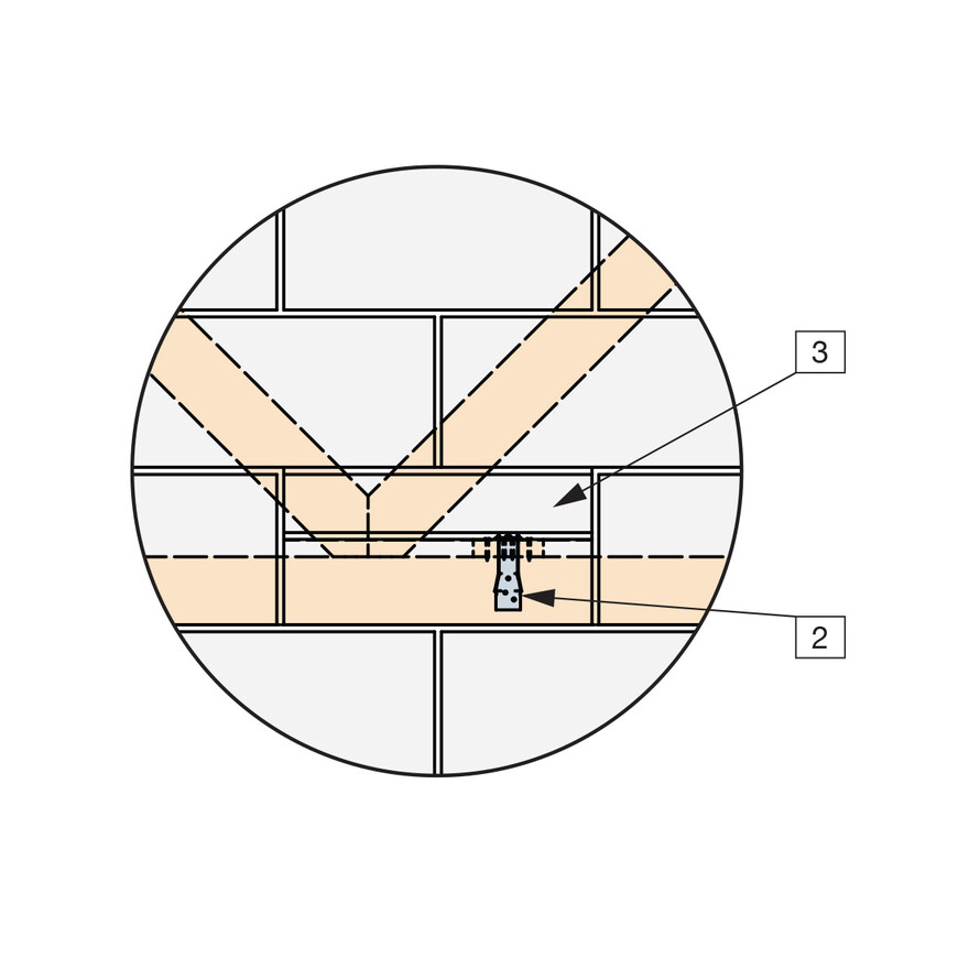 Horizontal Straps - Roofs - Cut Block