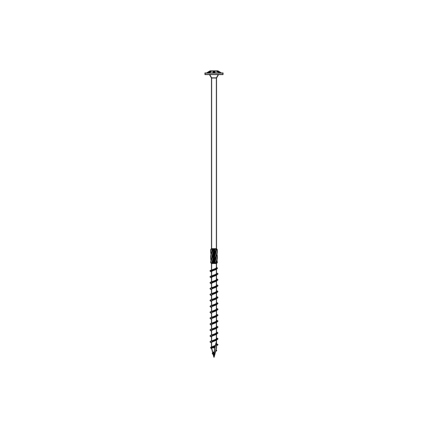 Screwed Sw SWW Structural Washer Head Wood Screw - SWW | Simpson Strong-Tie